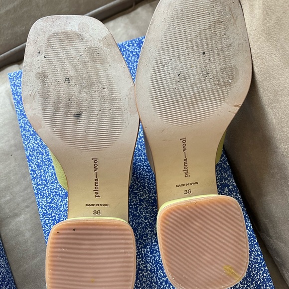 Paloma Wool Tornado Sandal in Green and White colors. Size EU 36/US 6 - Picture 5 of 7